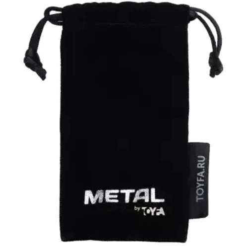 Анальная пробка с кристаллом Toyfa Metal Silver anal plug