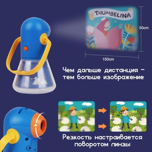 Проектор-ночник MiDeer 3 в 1 MD1103: Особенности Автоотключение, с проекцией