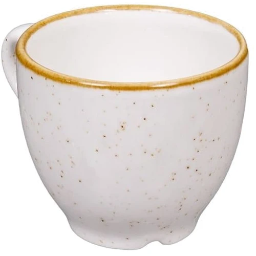 Чашка для эспрессо Churchill Stonecast White Speckle 100 мл (SWHSCEB91): Форма круглая