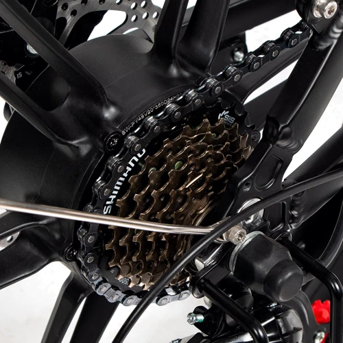 Электровелосипед SAMEBIKE 20LVXD30-II (350 Вт, 10 А/ч, 48 В), колеса 20", черный фото 13