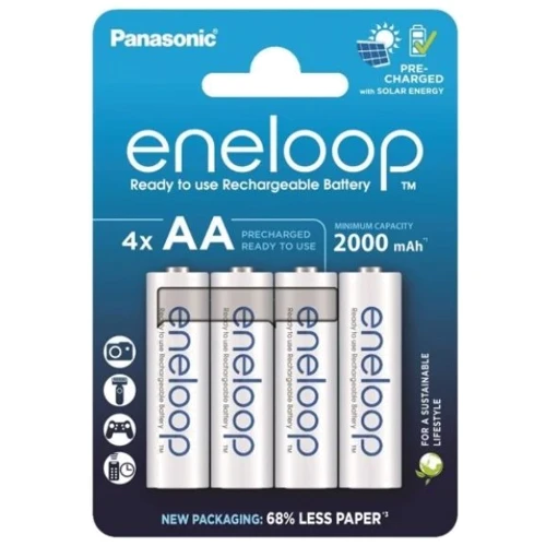 Panasonic Eneloop + Case AA 2000mAh 4шт/уп (BK-3MCDEC4CP)