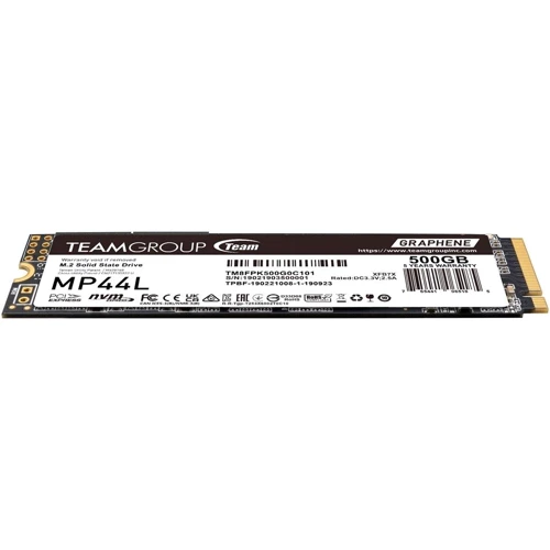 TEAM MP44L 500 GB (TM8FPK500G0C101): Форм-фактор M.2 (2280)
