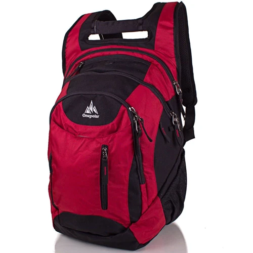 Мужской рюкзак Onepolar красный (W1359-red)
