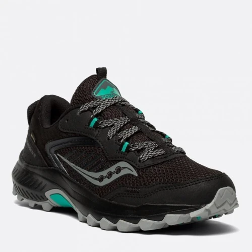 Кроссовки для бега Saucony Excursion TR15 GTX (10672-1s) 36.5 (6.5) черные искусственная кожа всесезон: Материал верха Текстиль, Искусственная кожа