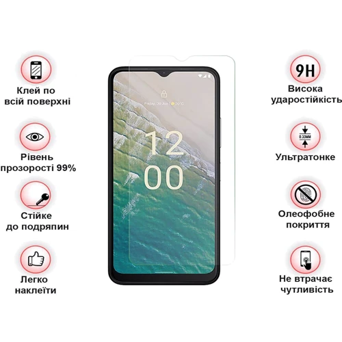 Аксессуар для смартфона BeCover Tempered Glass Black for Nokia C32 (709739)