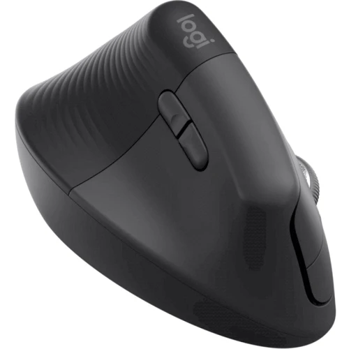 Мышь Logitech Lift Left Vertical Ergonomic Wireless/Bluetooth for Business Graphite (910-006495): Эргономика для левой руки