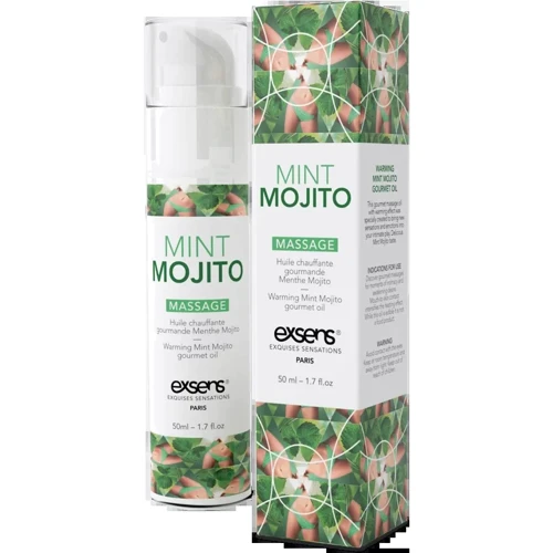 Распродажа! Массажное масло EXSENS Mojito 50мл разогревающее (срок годности 02.2021): Тип Масло