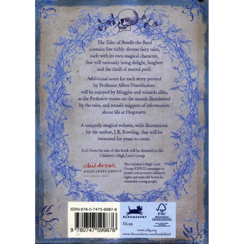 J. K. Rowling: The Tales of Beedle the Bard: Обкладинка Тверда