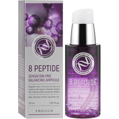 Enough 8 Peptide Sensation Pro Balancing Ampoule Сыворотка для лица с пептидами 30 ml