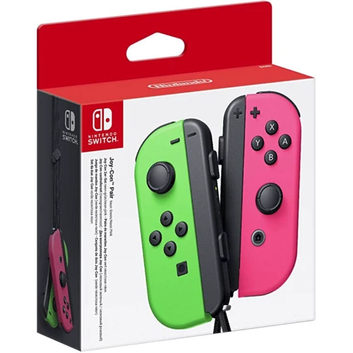 Аксессуар для приставок Nintendo Switch Joy-Con Pair - Neon Green/Neon Pink фото 3