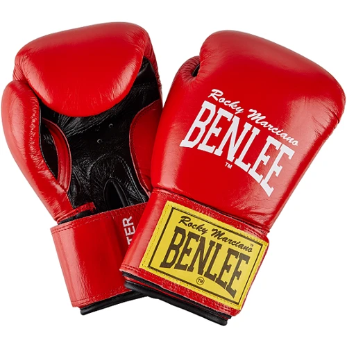 Перчатки боксерские Benlee FIGHTER 12oz /Кожа /красно-черные