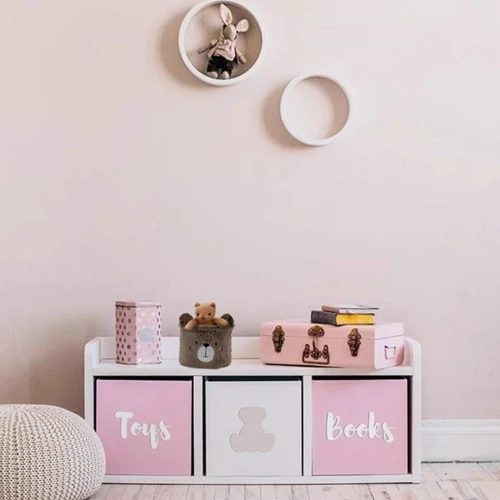 Корзина для хранения Kite Sweet Bear 30х25 см плюшевая (K24-3100M-3)