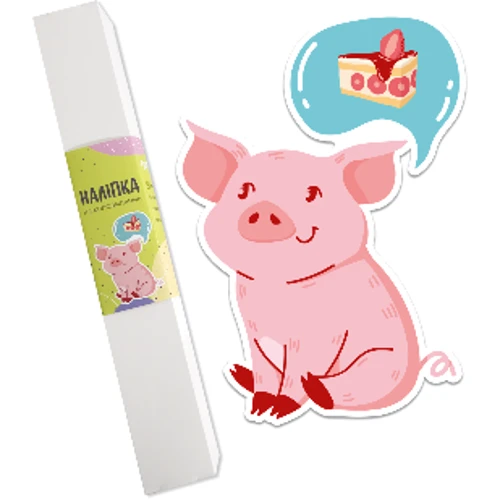 Наклейка на холодильник Pig розовый: Производитель PAPAdesign