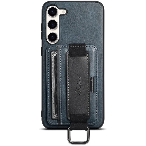 Чехол для телефонов Epik Leather Case Wallet and Straps Blue for Samsung S926 Galaxy S24 Plus