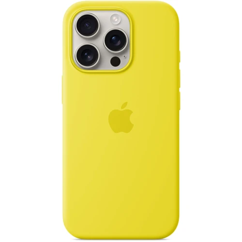 Чехол для iPhone Apple iPhone 16 Pro Silicone Case with MagSafe - Star Fruit (MYYQ3ZM/A): Цвет желтый