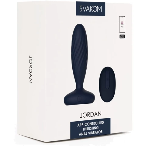 Анальная пробка G Svakom Jordan Navy Blue
