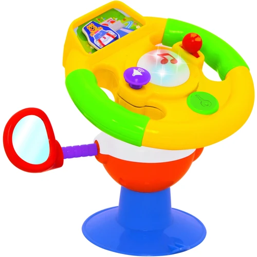 Игрушка на присоске Kiddieland - Умный Руль (свет, озвуч. укр. яз.) (058305): Возраст от 1 года
