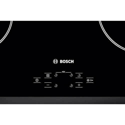 Варильна поверхня Bosch PKF 651R14: Розташування панелі спереду