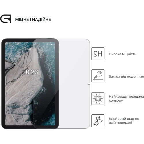 Аксесуар для планшетних ПК ArmorStandart Tempered Glass.CR для Nokia T20 (ARM61361) фото 3