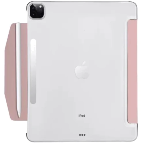 Аксесуар для iPad Macally Protective Case and Stand Pink для iPad Pro 12.9 (2021-2022) (BSTANDP6L-RS): Особливості Складывается в подставку, отделение для стилуса, Надежная защита от царапин и загрязнений, режим авт