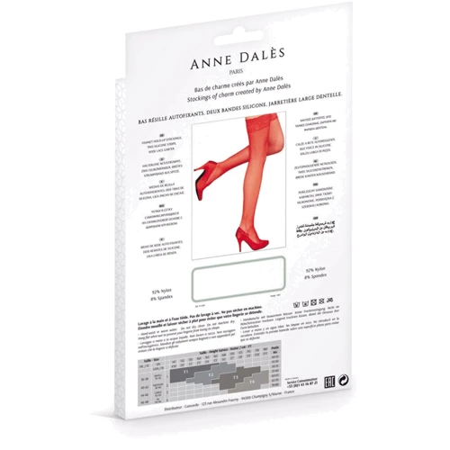 Чулки Anne De Ales CAMILLA T2 Red