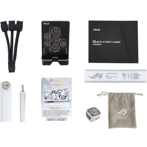 Видеокарта ASUS ROG Strix GeForce RTX 4080 SUPER 16GB GDDR6X White OC Edition (ROG-STRIX-RTX4080S-O16G-WHITE): Исполнение Четырехслотовое