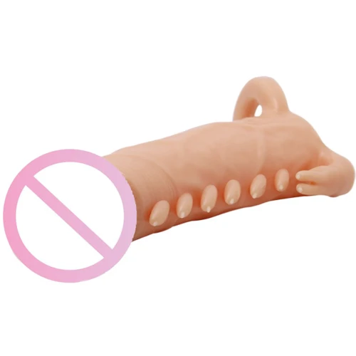 Насадка на член LYBAILE Pretty Love Emmitt Penis Extended Sleeve Flesh