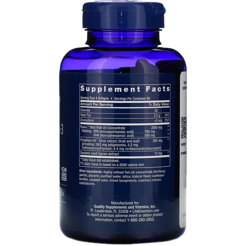 Life Extension Super Omega-3, 240 Softgels (LEX-19862): Тип Омега 3