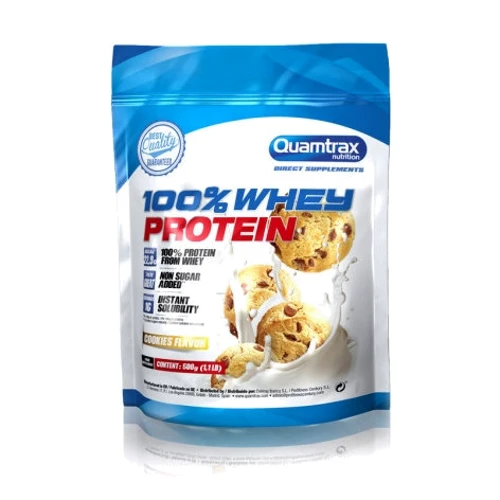 Протеїн Quamtrax 100% Whey Protein 500 g / 16 servings / Cookies
