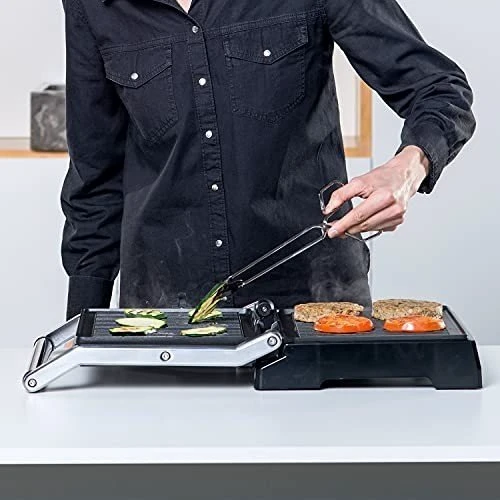 Электрогриль Black+Decker ES9680090B: Размеры поверхности, см 14.5х23