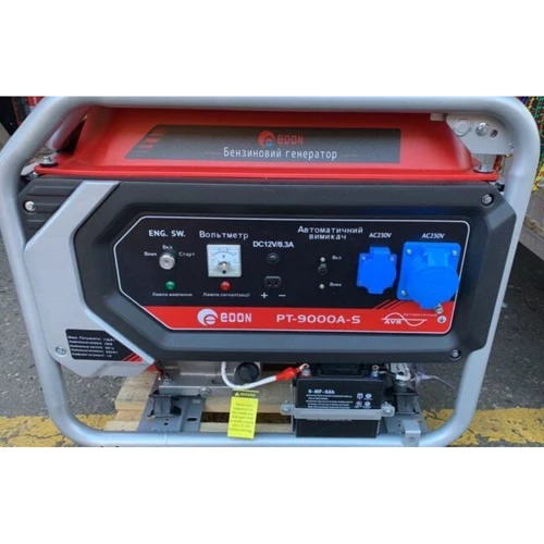 Гeнepaтop бeнзинoвый Edon PT-9000A-S (1018213): Тип запуска комбинированный