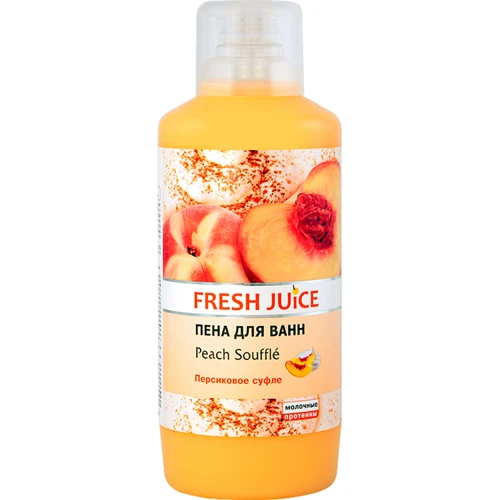 Fresh Juice Peach Souffle Пена для ванн персиковое суфле 1l