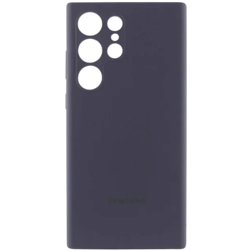 Чехол для телефонов Lakshmi Premium Silicone Case with Logo Full Camera Dark Gray for Samsung S928 Galaxy S24 Ultra