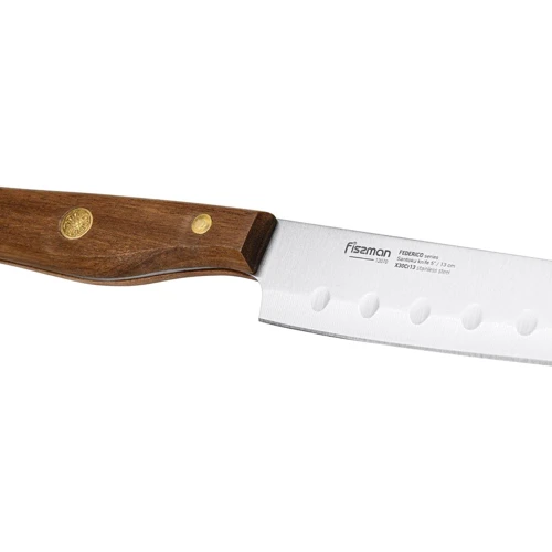 Нож сантоку Fissman Federico 13 см (12070): Особенности Эргономичность