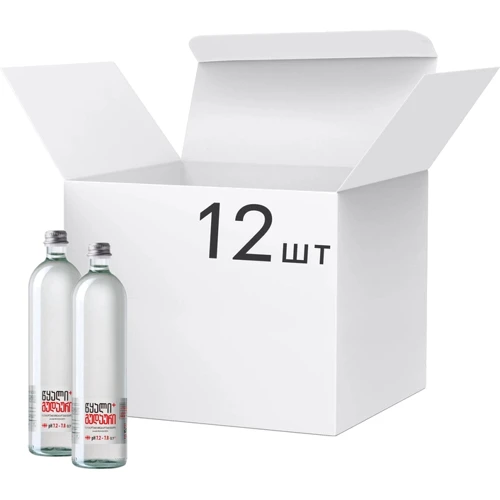 Упаковка воды минеральной природной негазированной Gudauri Water+ 12х0.7 л (4860114390086_12)