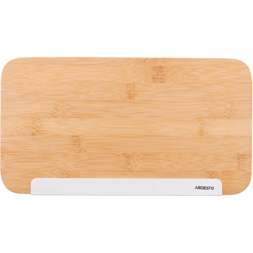 Хлібниця Ardesto Midori 33х13х18 см метал бамбук Білий (AR0914WB)