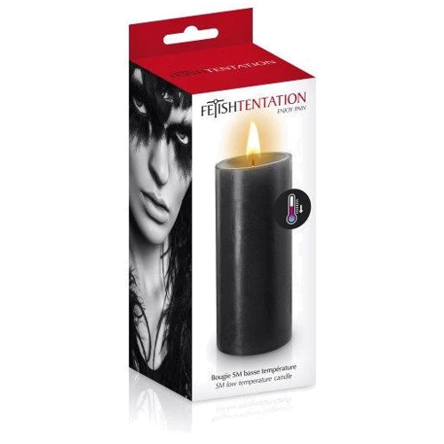 БДСМ cвеча низкотемпературная Fetish Tentation SM Low Temperature Candle Black