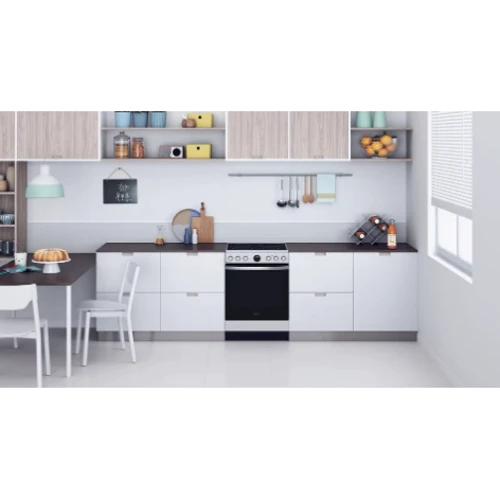 Плита електрична Indesit IS67V8CHX/E: Розміри 85х60х60 см