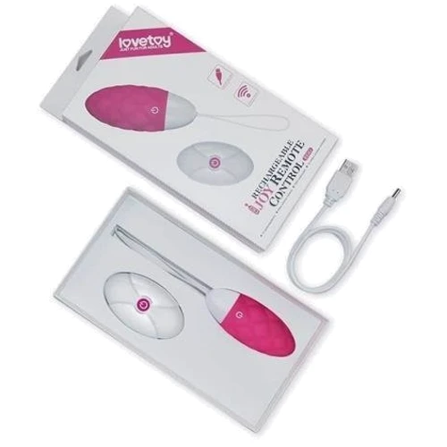Виброяйцо LoveToy IJOY Wireless Rechargeable Remote Control Egg Pink