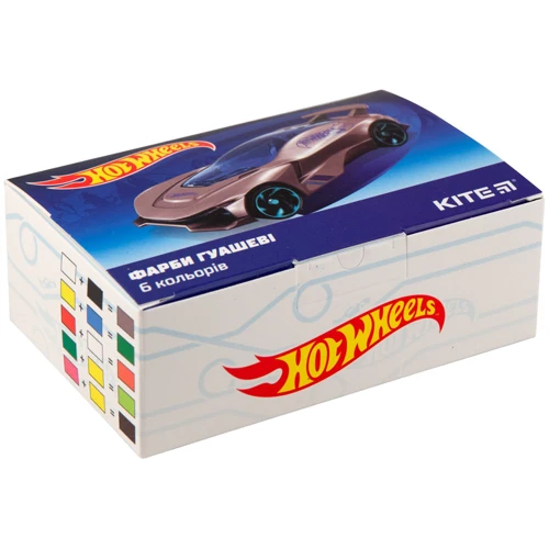 Гуашь Kite 6 цв., 20мл HW