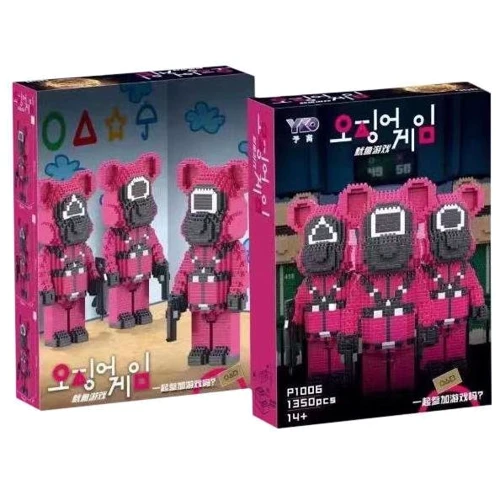 Конструктор YKO Игра в кальмара P1006 на 1420 деталей