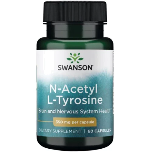 Swanson N-Acetyl L-Tyrosine N-ацетил-L-тирозин 350 мг 60 капсул