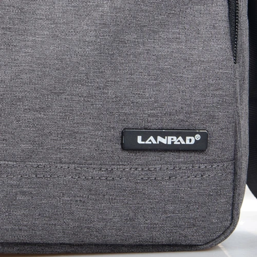 Мужская сумка планшет Lanpad серая (33088): Пол Мужской