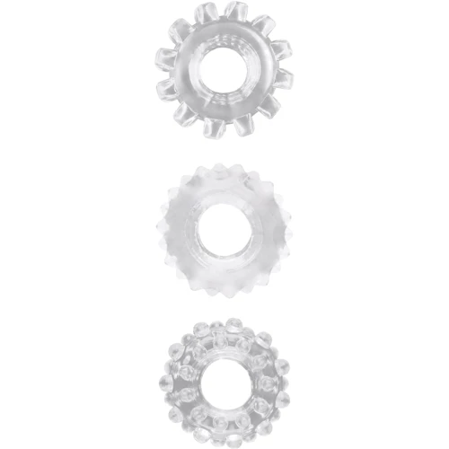 Набор эрекционных колец Chisa GK Power Gear Up Rings Clear: Производитель CHISA