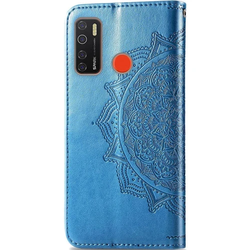 Аксессуар для смартфона Mobile Case Book Cover Art Leather Blue for TECNO Spark 5 Pro: Тип чехол-книжка