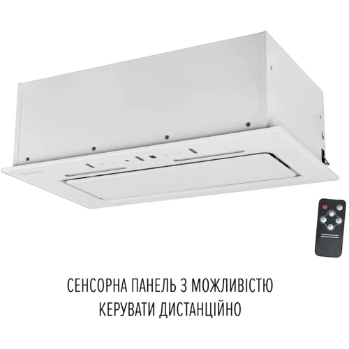 Вытяжка Perfelli NUOVA 6JWR BIANCO: Материал корпуса Закаленное стекло, окрашенный металл