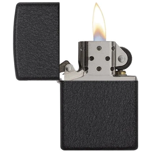 Запальничка Zippo BLACK CRACKLE (236) фото 2