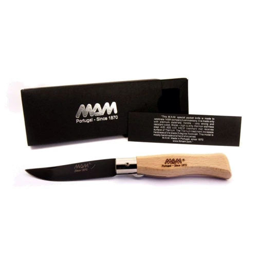 Нож MAM Douro карманный, покрытие клинка Black Titanium, №2009-P (MAM2009-P): Тип ножа складной