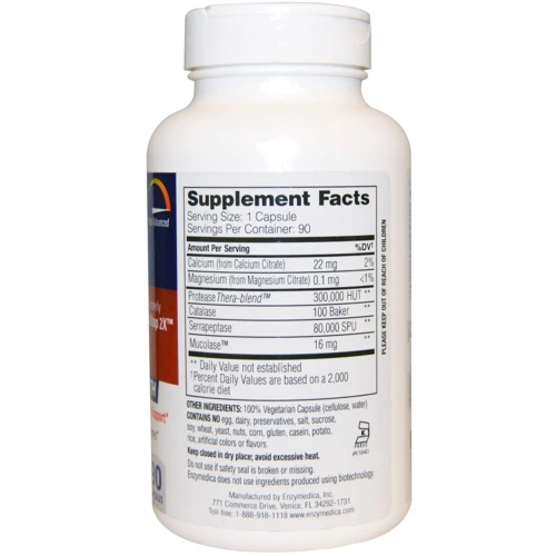 Enzymedica Enzyme Defense (Formerly ViraStop) Extra Strength Ферменты для иммунитета 90 капсул: Тип Пищеварительные ферменты