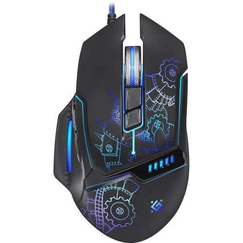 Мышь Defender Kill'em All GM-480L Black (52480): Интерфейс подключения USB